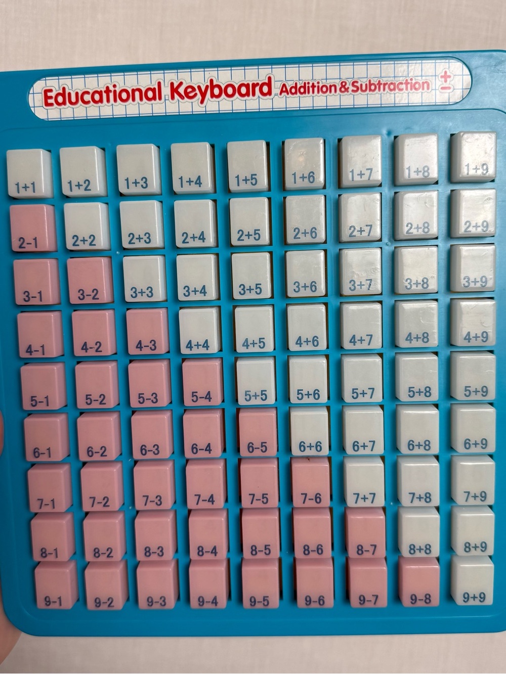 Addition Subtraction Educational Board Press & Learn Homeschool Magic Math